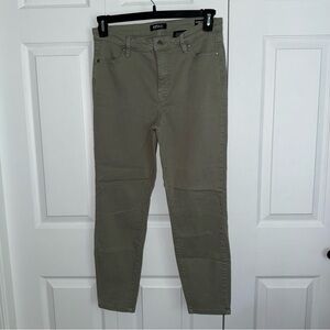 Buffalo David Bitton sage green Jeans Havana High rise soft stretch ankle skinny